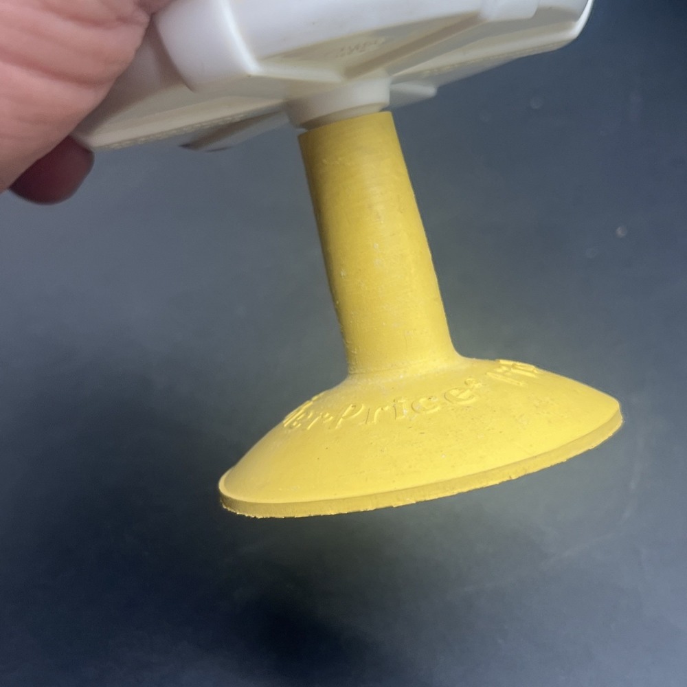 Fisher Price Sailor Baby Rattle Suction High Chair Squeak Toy Vintage 1984 - Picture 15 of 16